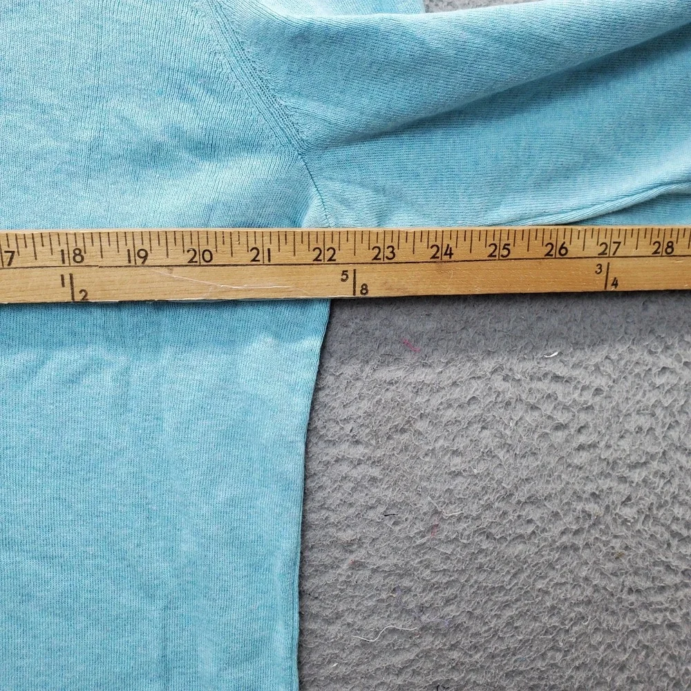 Calvin Klein Sweater Mens XL Blue Soft Knit Modal Blend Relaxed V-Neck Pullover‎